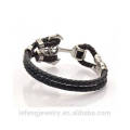 Special Fashion Anchor Design Leather Bracelet